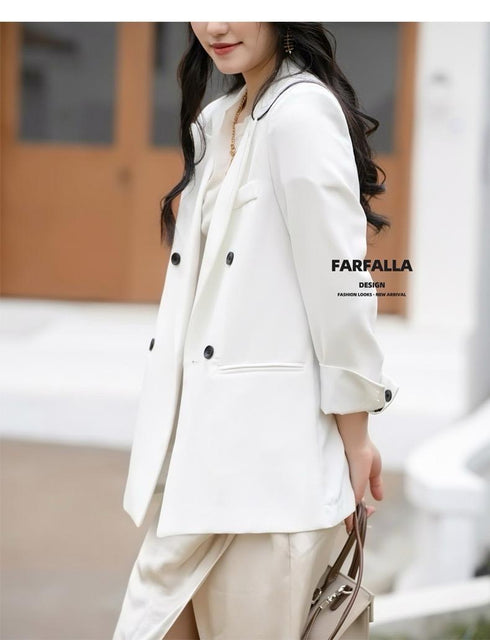 Double Breasted Loose Blazer